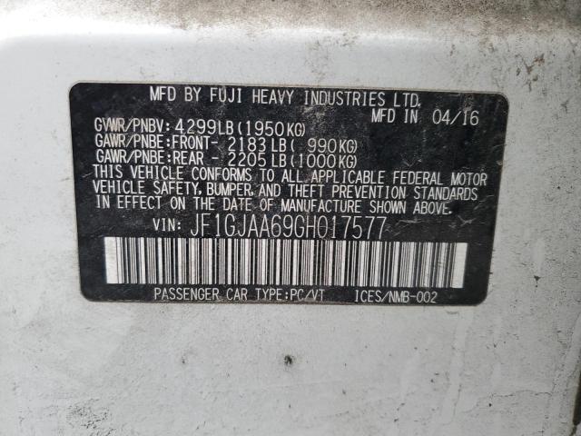 JF1GJAA69GH017577 Subaru IMPREZA