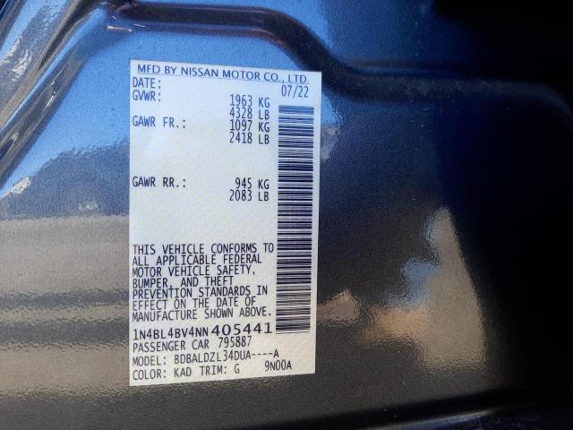 1N4BL4BV4NN405441 Nissan ALTIMA S