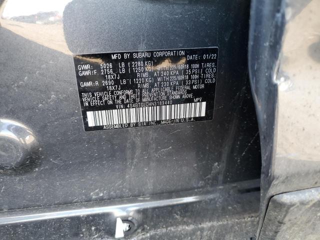 4S4BTGLD4N3189440 Subaru Outback Onyx Edition Xt