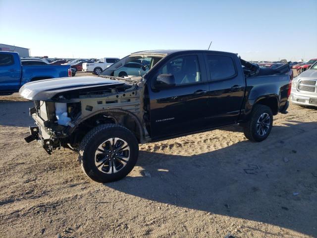 Salvage cars for sale from Copart Amarillo, TX: 2022 Chevrolet Colorado Z