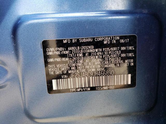 JF2SJABC9JH466890 Subaru Forester 2.5i