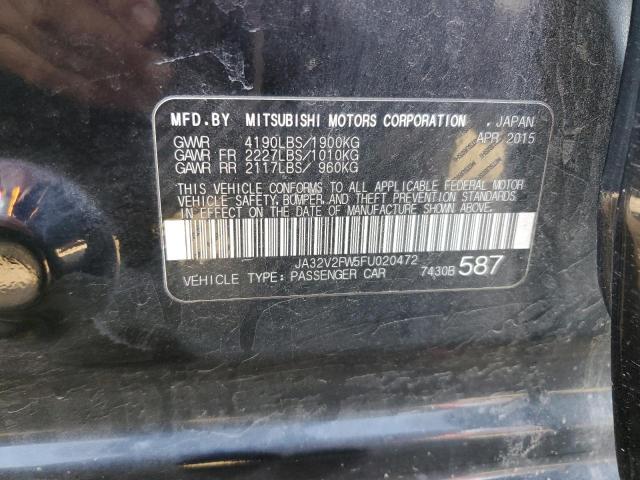 2015 MITSUBISHI LANCER SE JA32V2FW5FU020472