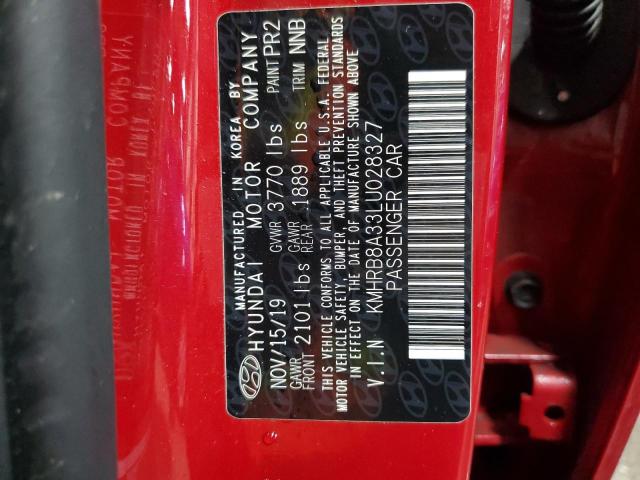 2020 HYUNDAI VENUE KMHRB8A33LU028327