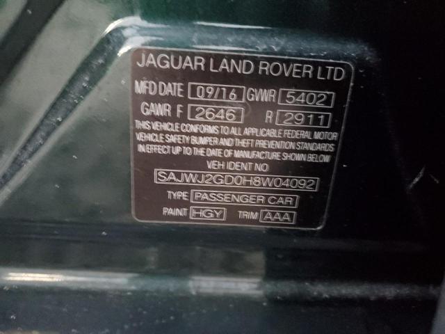 SAJWJ2GD0H8W04092 Jaguar Xjl Portfolio