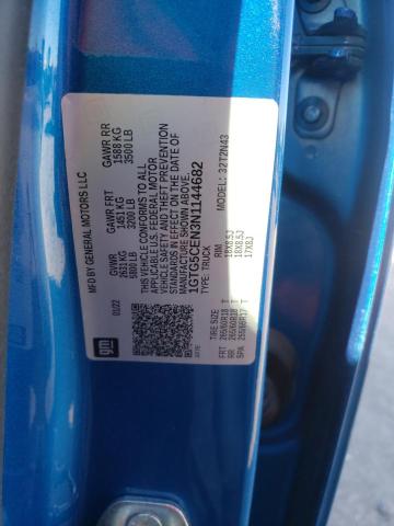 2022 GMC CANYON ELE 1GTG5CEN3N1144682