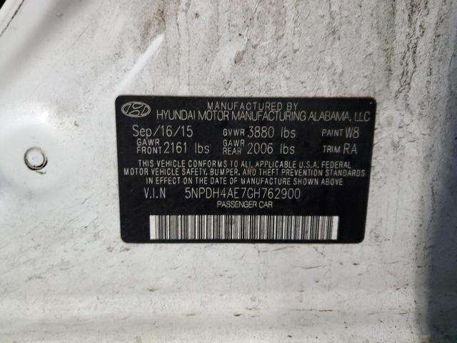 2016 HYUNDAI ELANTRA SE - 5NPDH4AE7GH762900