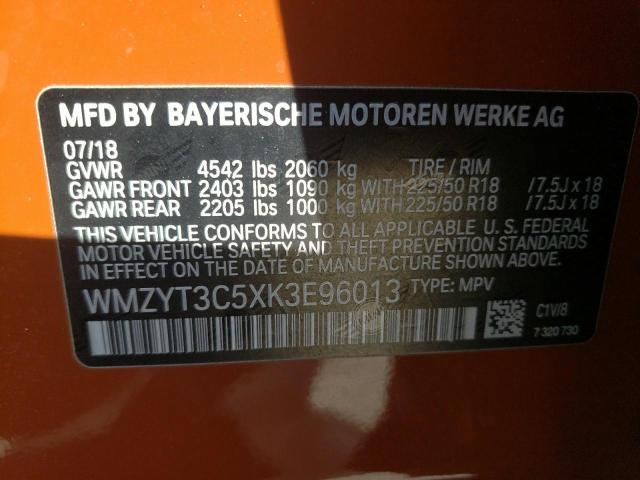 WMZYT3C5XK3E96013 Mini Cooper