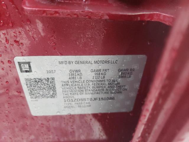 2018 CHEVROLET MALIBU LT - 1G1ZD5ST0JF151086