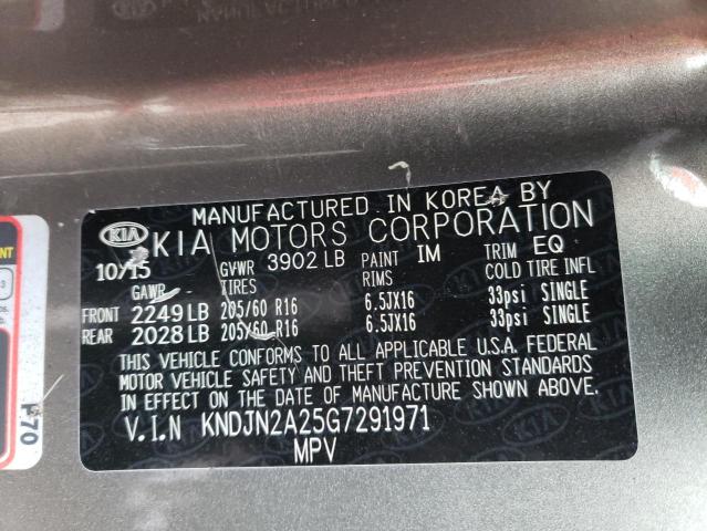 KNDJN2A25G7291971 KIA Soul