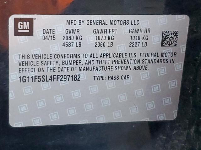 2015 CHEVROLET MALIBU LTZ - 1G11F5SL4FF297182