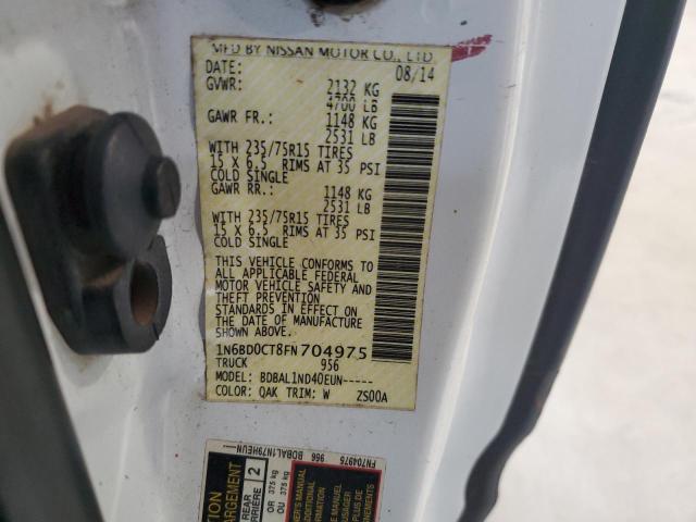 1N6BD0CT8FN704975 Nissan Frontier