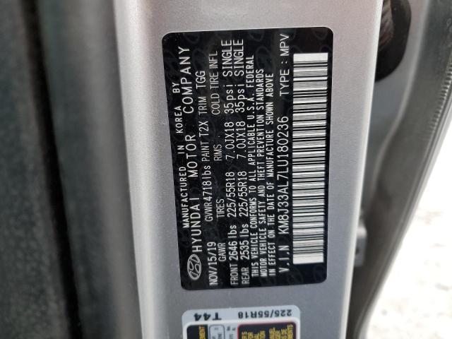 2020 HYUNDAI TUCSON LIM - KM8J33AL7LU180236