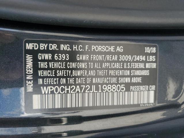 2018 PORSCHE PANAMERA T WP0CH2A72JL198805