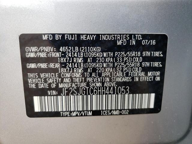 JF2SJGTC6HH441053 Subaru Forester 2.0xt Touring