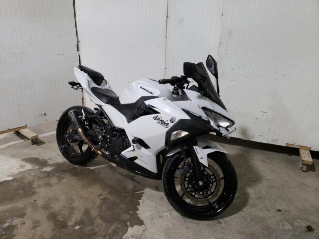 Salvage cars for sale from Copart Des Moines, IA: 2020 Kawasaki EX400