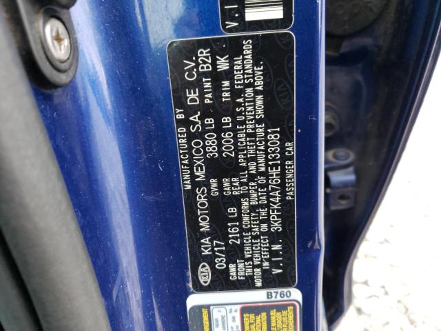 3KPFK4A76HE133081 KIA FORTE LX