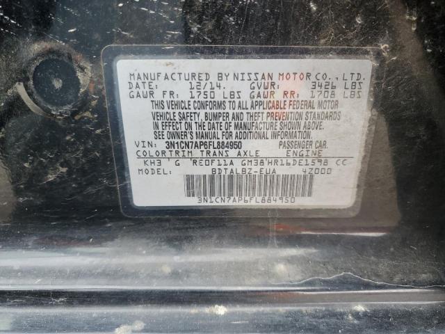 2015 NISSAN VERSA - 3N1CN7AP6FL884950