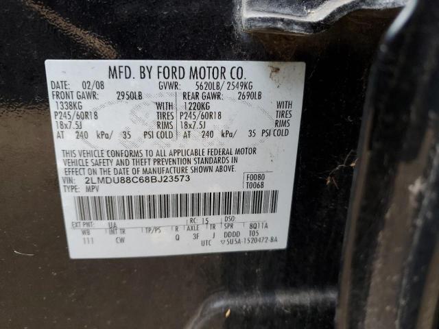 2LMDU88C68BJ23573 Lincoln MKX