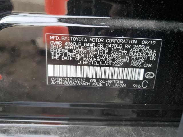 2020 LEXUS GS 350 BAS - JTHFZ1CL1LA012229
