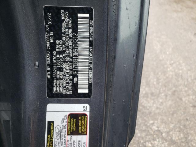 2022 SUBARU BRZ PREMIU JF1ZDBB13N9703212