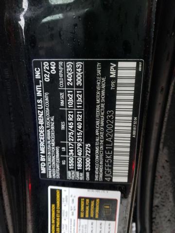 2020 MERCEDES-BENZ GLS 450 4M - 4JGFF5KE1LA200233
