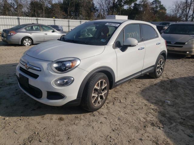 Salvage cars for sale from Copart Hampton, VA: 2016 Fiat 500X Easy