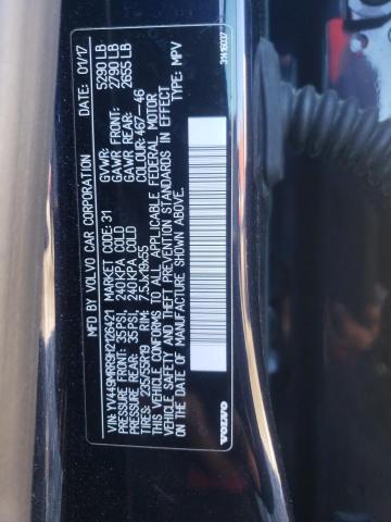 2017 VOLVO XC60 T6 DY YV449MRR9H2126421