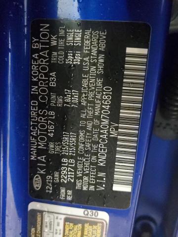 KNDEPCAA0M7046810 KIA Seltos Lx
