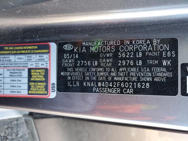 2015 KIA K900 - KNALW4D42F6021628
