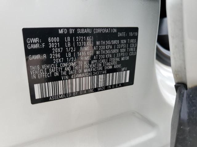 4S4WMARDXL3431146 Subaru Ascent Touring