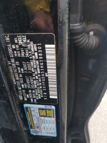 5XYPGDA51HG198301 KIA SORENTO LX