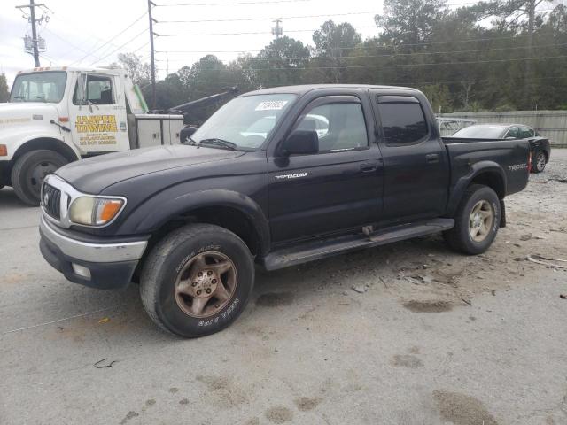 Salvage cars for sale from Copart Savannah, GA: 2003 Toyota Tacoma DOU
