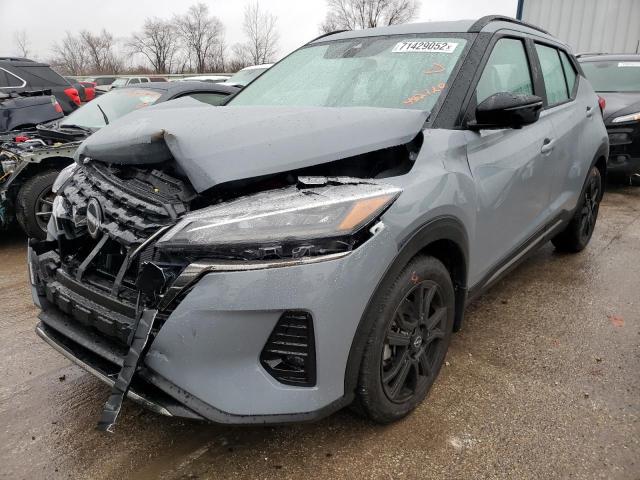 Salvage cars for sale from Copart Dyer, IN: 2023 Nissan Kicks SR