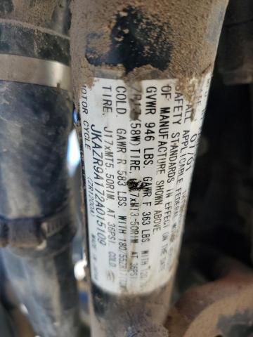 2002 KAWASAKI ZR1200 A JKAZR9A172A015109