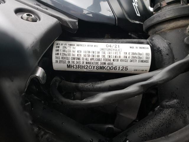 2021 YAMAHA MT-03 MH3RH20Y8MK006125