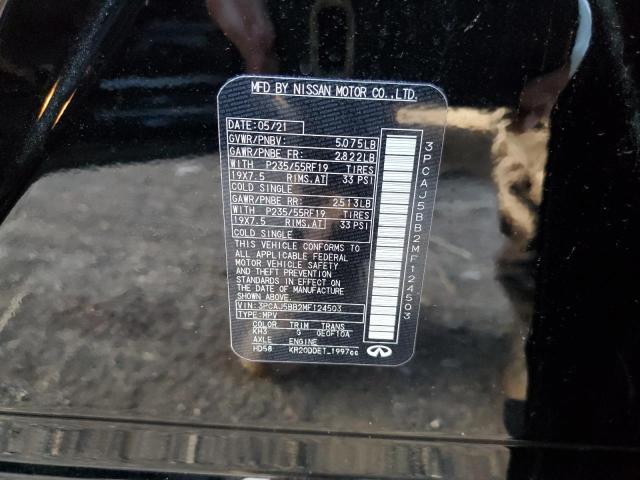 2021 INFINITI QX50 LUXE 3PCAJ5BB2MF124503