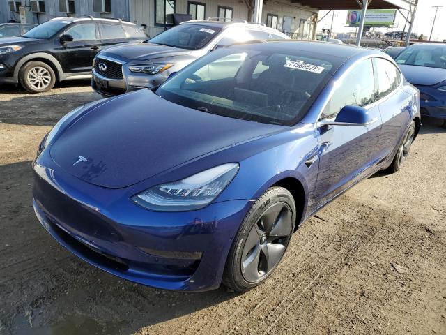 Salvage Cars with No Bids Yet For Sale at auction: 2020 Tesla Model 3