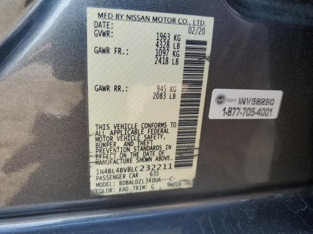 1N4BL4BV8LC232211 Nissan ALTIMA S