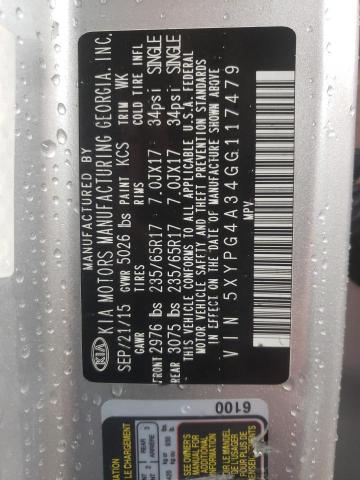 2016 KIA SORENTO LX - 5XYPG4A34GG117479