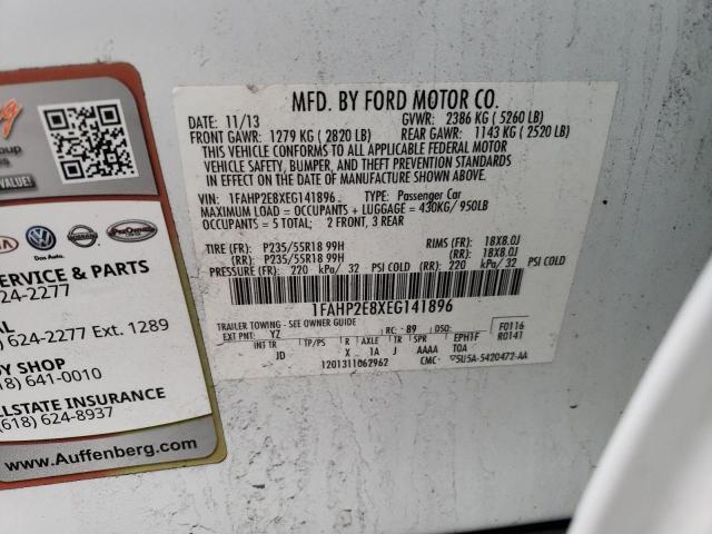 1FAHP2E8XEG141896 Ford TAURUS SEL