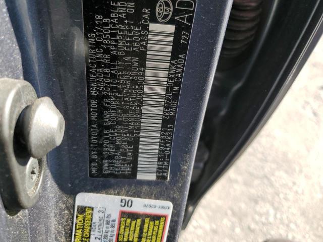 2018 TOYOTA COROLLA L - 2T1BURHE7JC050094