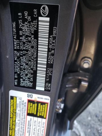 2022 LEXUS ES 300H BA 58ADA1C16NU020959