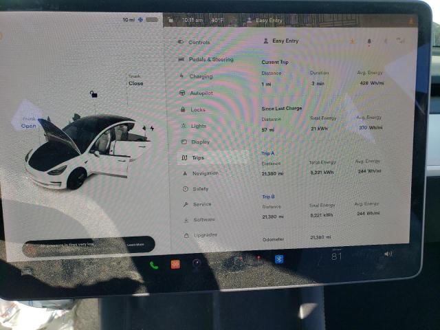 5YJ3E1EA3MF928933 Tesla MODEL 3