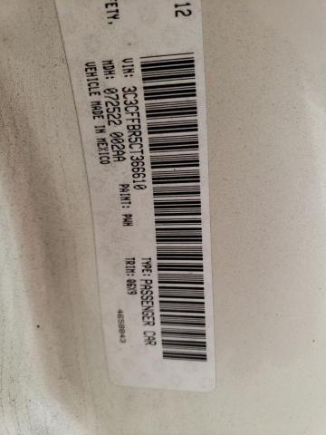 3C3CFFBR5CT366610 Fiat 500