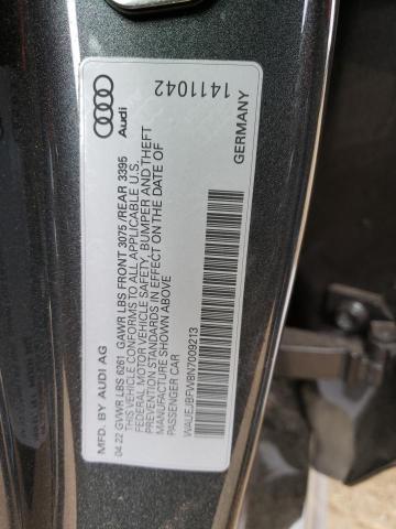 2022 AUDI E-TRON GT WAUEJBFW8N7009213