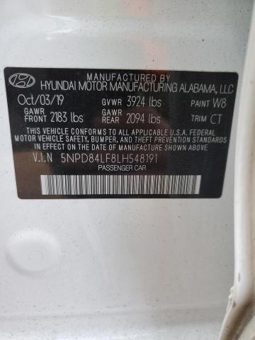 VIN 5NPD84LF8LH548191 2020 HYUNDAI ELANTRA no.12