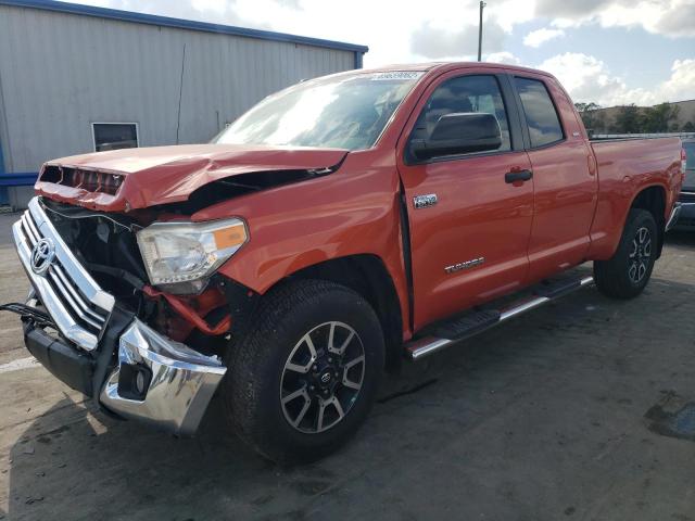 Salvage cars for sale from Copart Orlando, FL: 2017 Toyota Tundra Double Cab SR/SR5