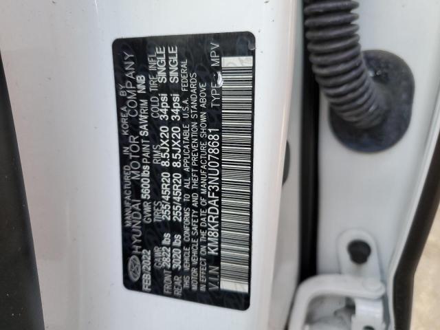 2022 HYUNDAI IONIQ 5 LI KM8KRDAF3NU078681