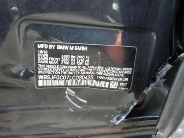 2020 BMW M5 BASE WBSJF0C07LCD30425