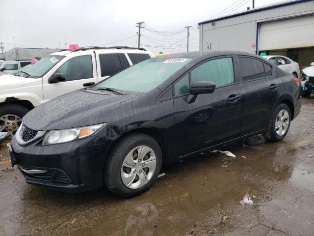 Salvage cars for sale from Copart Chicago Heights, IL: 2014 Honda Civic LX